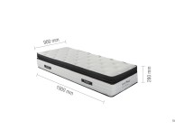 Birlea Sleepsoul Serenity 1000 Pocket And Memory Foam 3ft Single Mattress Thumbnail