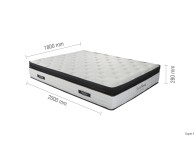 Birlea Sleepsoul Serenity 1000 Pocket And Memory Foam 6ft Super Kingsize Mattress Thumbnail