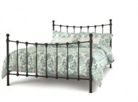 Serene Marseilles 5ft Kingsize Black Metal Bed Frame Thumbnail