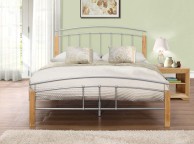 Birlea Tetras 4ft Small Double Silver Metal Bed Frame Thumbnail