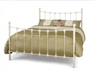 Serene Marseilles 4ft6 Double Ivory Metal Bed Frame Thumbnail