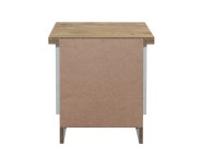 Birlea Highgate Grey And Oak Finish 2 Drawer Bedside Thumbnail