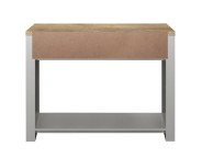 Birlea Highgate Grey And Oak Finish 2 Drawer Console Table Thumbnail