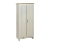 Birlea Highgate Cream And Oak Finish 2 Door Wardrobe Thumbnail