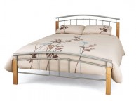 Serene Tetras 5ft Kingsize Silver Metal Bed Frame Thumbnail