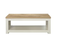 Birlea Highgate Cream And Oak Finish Coffee Table Thumbnail