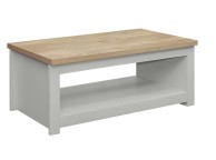 Birlea Highgate Grey And Oak Finish Coffee Table Thumbnail