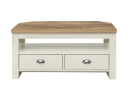 Birlea Highgate Cream And Oak Finish Corner TV Unit Thumbnail