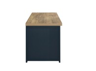 Birlea Highgate Navy Blue And Oak Finish Small TV Unit Thumbnail