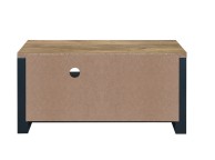 Birlea Highgate Navy Blue And Oak Finish Small TV Unit Thumbnail