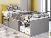 Kidsaw Arctic 3ft Single Grey Cabin Bed Thumbnail