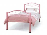 Serene Yasmin 3ft (90cm) Single Pink Bed Frame Thumbnail