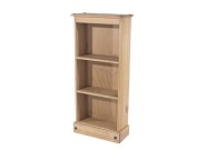 Core Corona Pine Low Narrow Bookcase Thumbnail