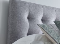 Kaydian Lumley 5ft Kingsize Marbella Grey Fabric Ottoman Storage Bed Thumbnail