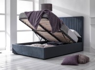 GFW Milazzo 4ft6 Double Nightshadow Fabric Ottoman Bed Frame Thumbnail