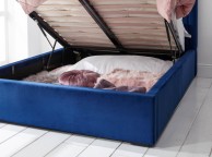 GFW Milazzo 5ft Kingsize Royal Blue Fabric Ottoman Bed Frame Thumbnail