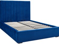 GFW Milazzo 4ft6 Double Royal Blue Fabric Ottoman Bed Frame Thumbnail