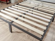 GFW Kore 4ft Small Double Black Metal Bed Frame Thumbnail