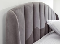 GFW Pettine 5ft Kingsize Grey Fabric Ottoman Bed Frame Thumbnail