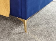 GFW Pettine 4ft6 Double Royal Blue Fabric Ottoman Bed Frame Thumbnail