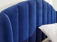 GFW Pettine 4ft6 Double Royal Blue Fabric Ottoman Bed Frame Thumbnail