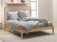 Flintshire Brynford 5ft Kingsize Oak Wooden Bed Thumbnail