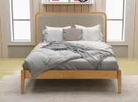 Flintshire Brynford 5ft Kingsize Oak Wooden Bed Thumbnail