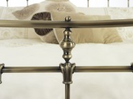 Serene Olivia 4ft6 Double Antique Brass Metal Bed Frame Thumbnail