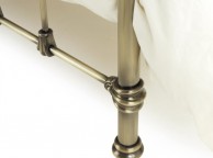 Serene Olivia 5ft Kingsize Antique Brass Metal Bed Frame Thumbnail