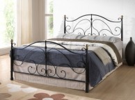 Birlea Milano Black 5ft Kingsize Metal Bed Frame Thumbnail