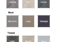 Sealy Shard 3ft Single Fabric Headboard (Choice Of Colours) Thumbnail