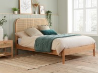 Birlea Margot Oak And Rattan 5ft Kingsize Bed Frame Thumbnail