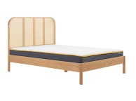 Birlea Margot Oak And Rattan 6ft Super Kingsize Bed Frame Thumbnail
