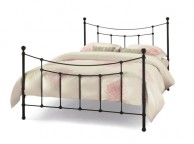 Serene Virginia 4ft6 Double Black Metal Bed Frame Thumbnail