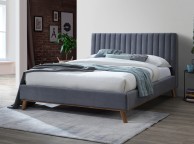 Time Living Albany 4ft6 Double Dark Grey Fabric Bed Frame Thumbnail