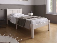 Birlea Rio 3ft Single White Washed Pine Wooden Bed Frame Thumbnail