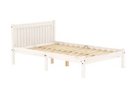 Birlea Rio 4ft6 Double White Washed Pine Wooden Bed Frame Thumbnail