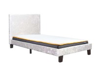 Birlea Berlin 3ft Single Steel Crushed Velvet Fabric Bed Frame Thumbnail