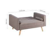 Birlea Ethan Medium Grey Fabric Sofa Bed Thumbnail