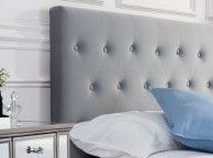 Birlea Cologne 5ft Kingsize Grey Fabric Ottoman Bed Frame Thumbnail