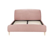Birlea Otley 4ft6 Double Blush Pink Teddy Fabric Bed Frame Thumbnail