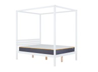 Birlea Mercia 5ft Kingsize White Wooden 4 Poster Bed Frame Thumbnail