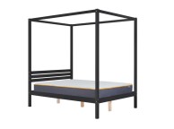 Birlea Mercia 5ft Kingsize Black Wooden 4 Poster Bed Frame Thumbnail