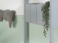 Birlea Safari 3ft Single Grey Wooden Bunk Bed Thumbnail