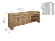 Birlea Compton Oak Finish TV Unit Thumbnail