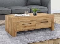 Birlea Compton Oak Finish 4 Drawer Coffee Table Thumbnail