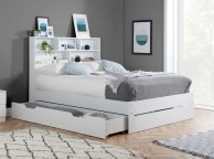 Birlea Alfie 5ft Kingsize White Storage Bed With Drawer Thumbnail