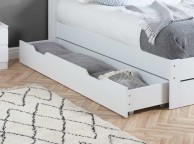 Birlea Alfie 4ft Small Double White Storage Bed With Drawer Thumbnail