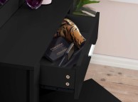 Birlea Evelyn Black Dressing Table With Sliding Mirror Thumbnail