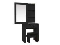 Birlea Evelyn Black Dressing Table With Sliding Mirror Thumbnail